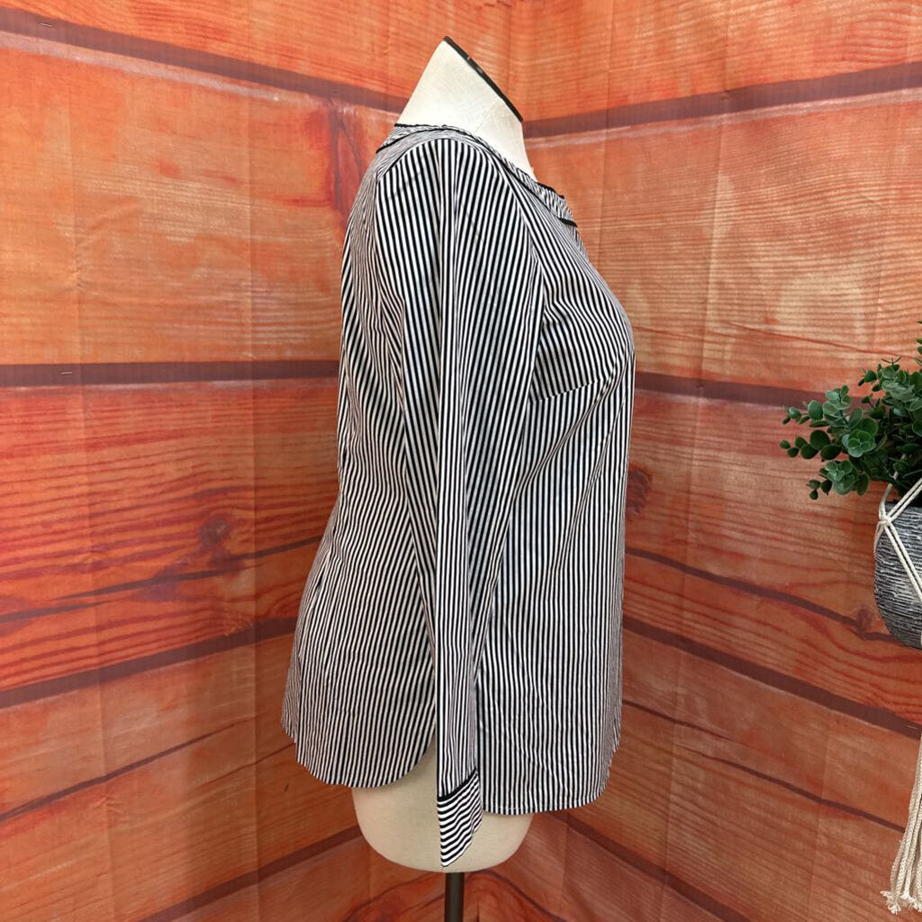 Talbots Striped Long Sleeve Top