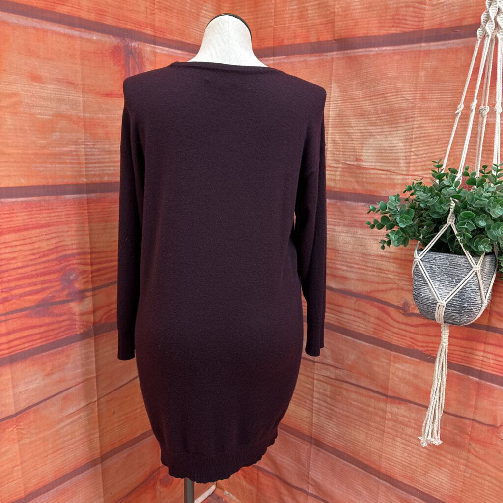 Eskandar Purple Loose Fitting Sweater