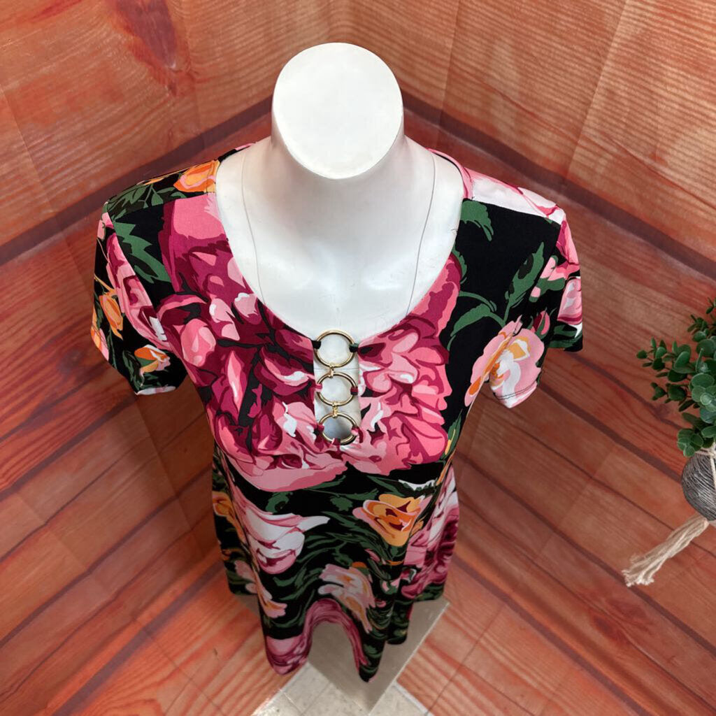 MSK Floral Print Dress