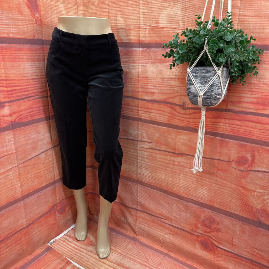 LOFT The Riviera Slim Black Pants