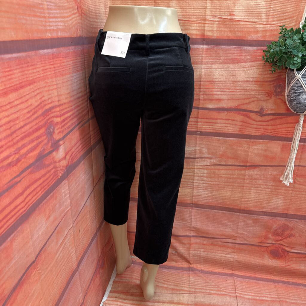 LOFT The Riviera Slim Black Pants