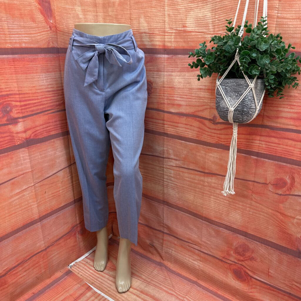 Talbots Women's Blue Paperbag Pants