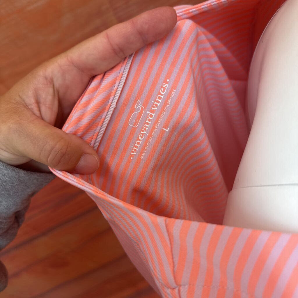 Vineyard Vines Pink Striped Dress