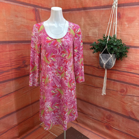 Cappagallo Tropical Pink Multi Dress