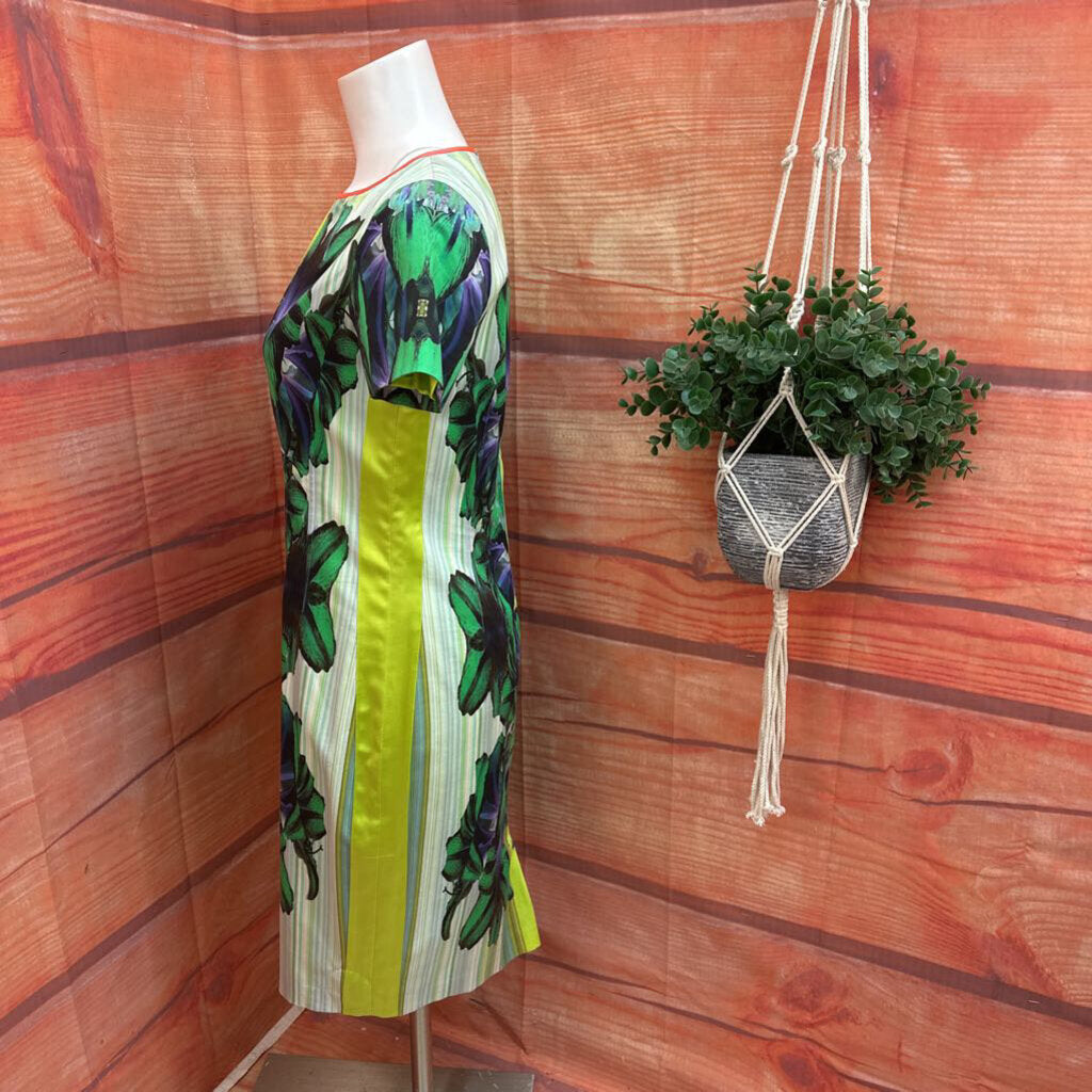 Eli Tahari Floral Print Shift Dress