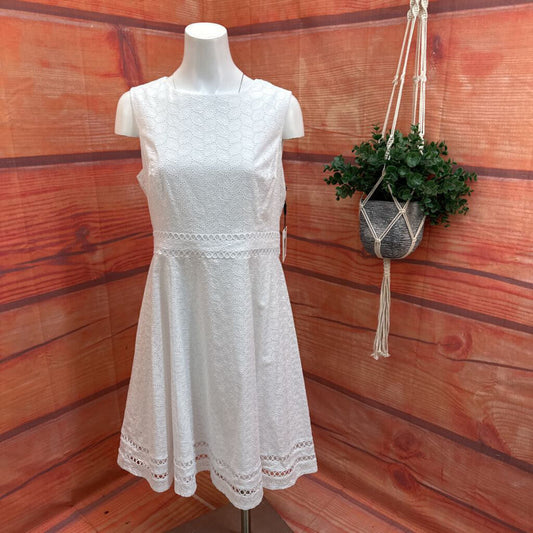 Calvin Klein Women's White Dress