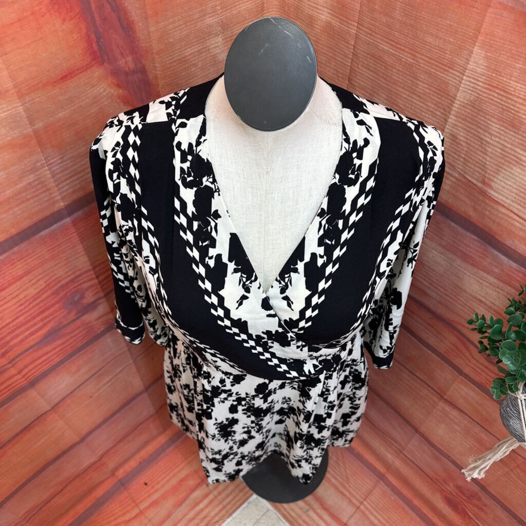 Cabi Women's XL Dress in Black and White