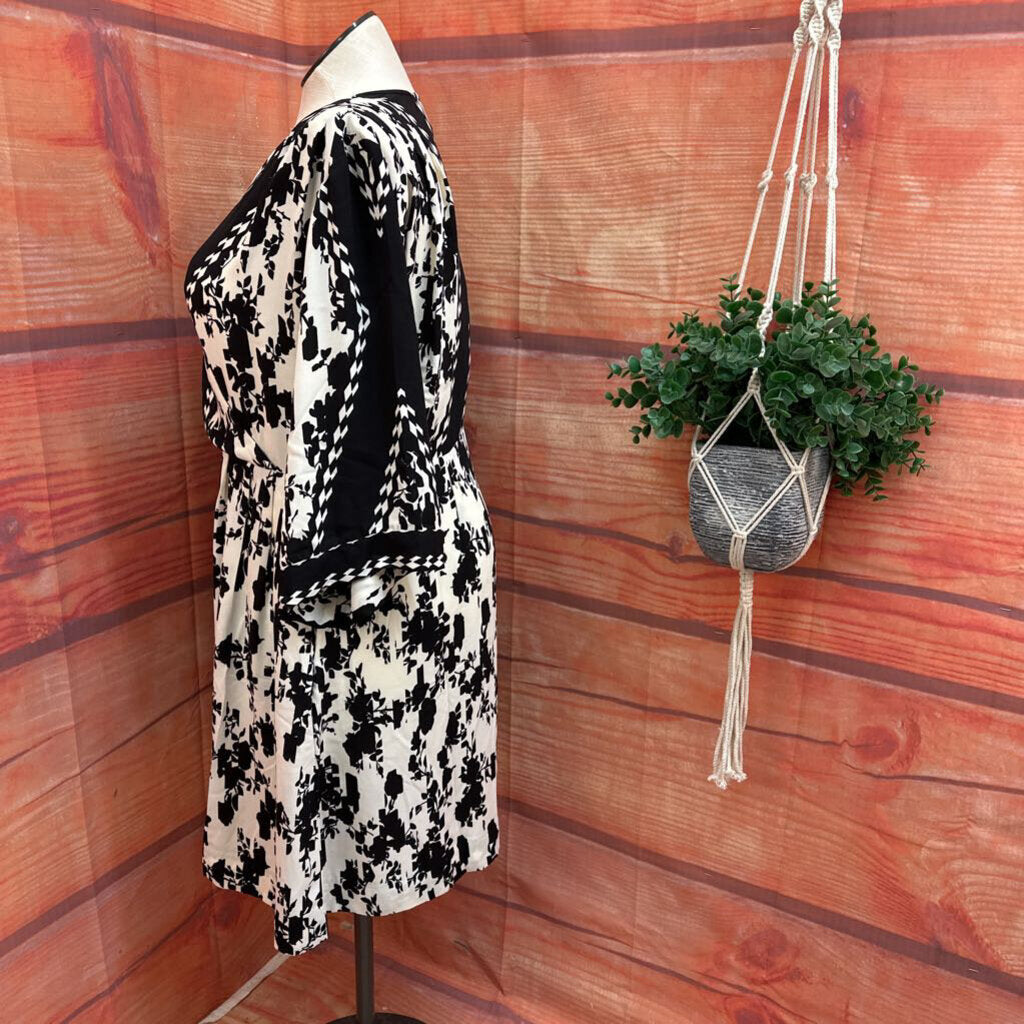 Cabi Women's XL Dress in Black and White