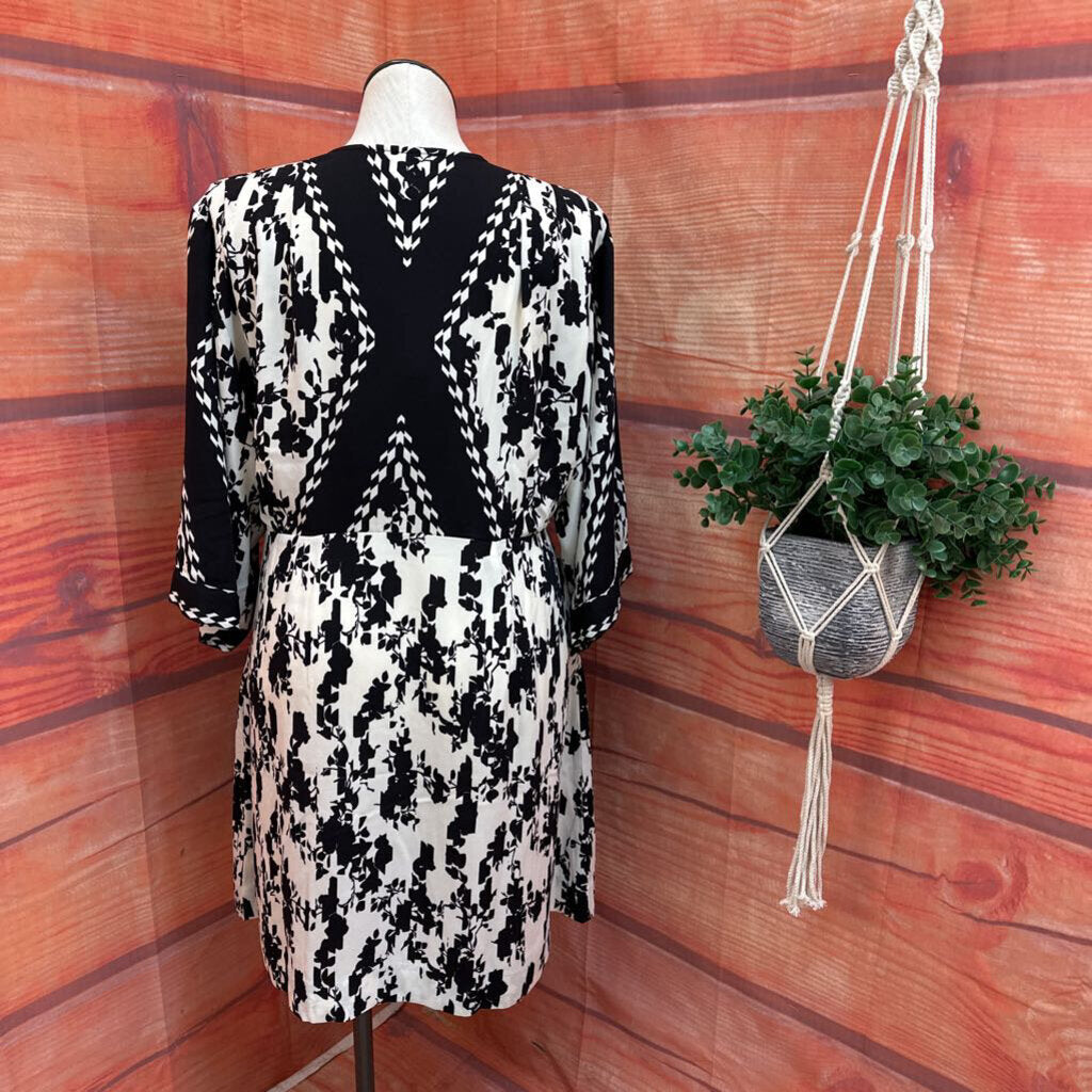 Cabi Women's XL Dress in Black and White