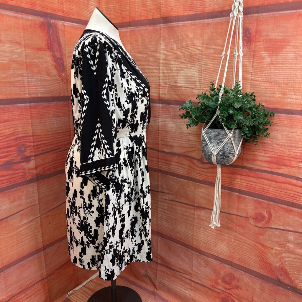 Cabi Women's XL Dress in Black and White