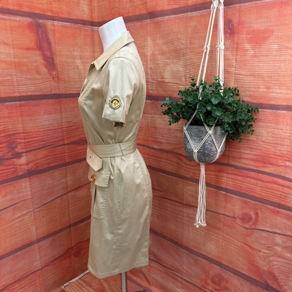 Michael Kors Lightweight Button-Up Dress