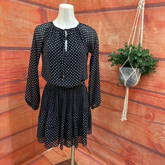 Michael Kors Black Polka Dot Dress