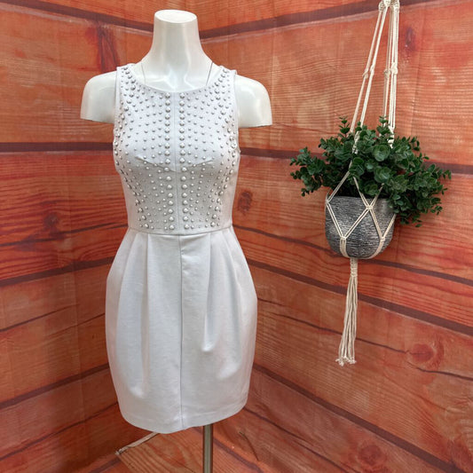 Club Monaco Dress with Pearl Embellishments