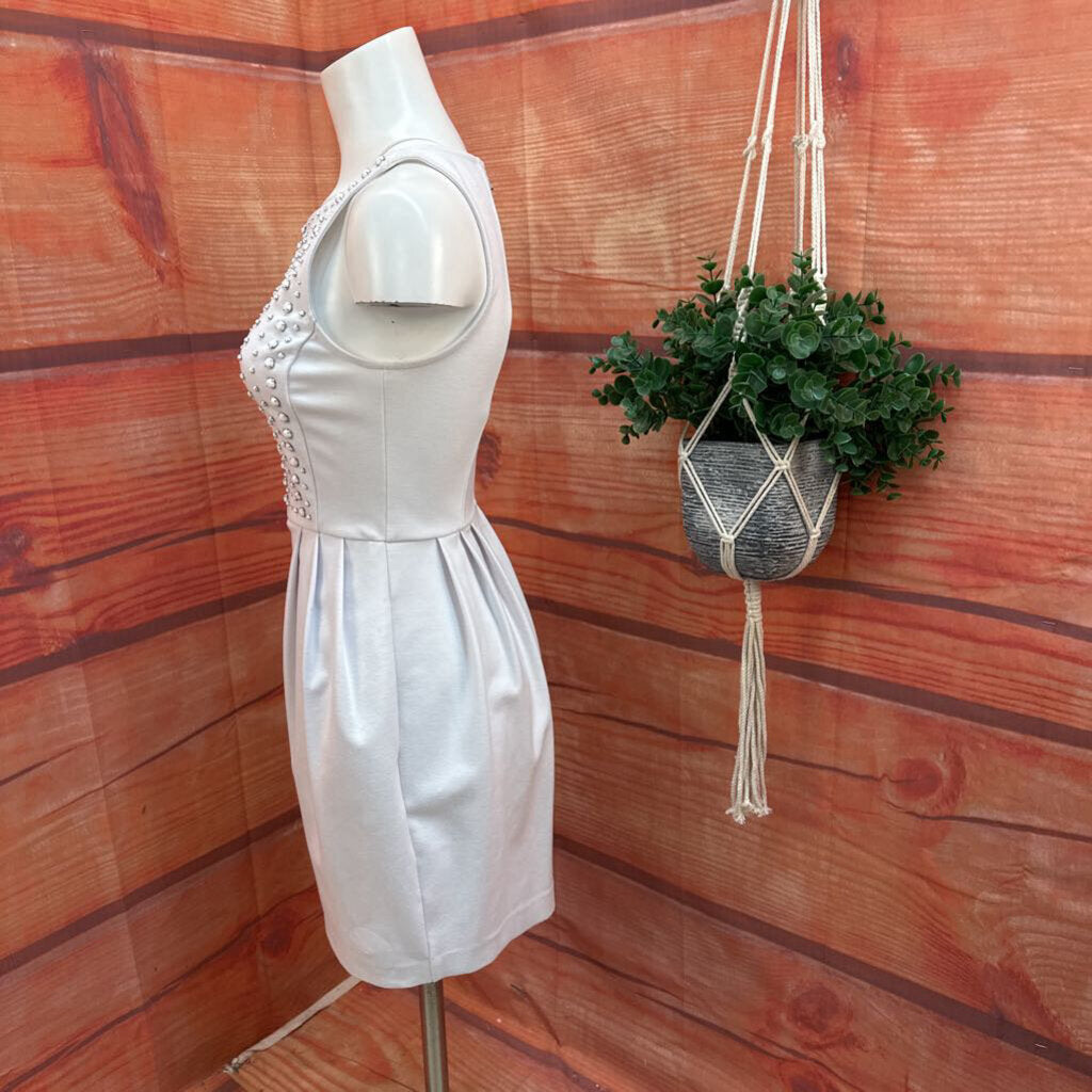 Club Monaco Dress with Pearl Embellishments