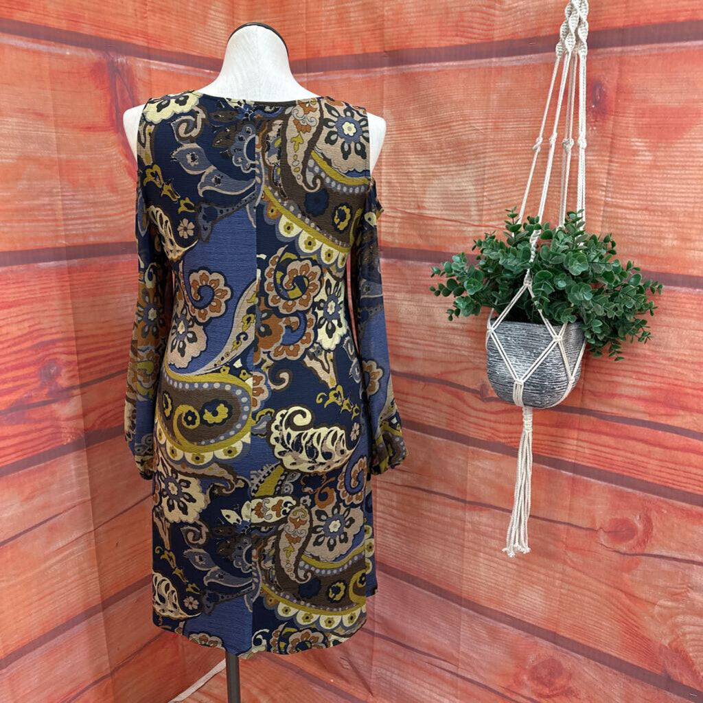 MSK L Women's Cold Shoulder Dress