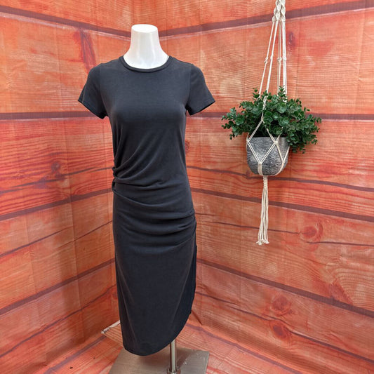 LuLu's Women's Gray Draped Dress