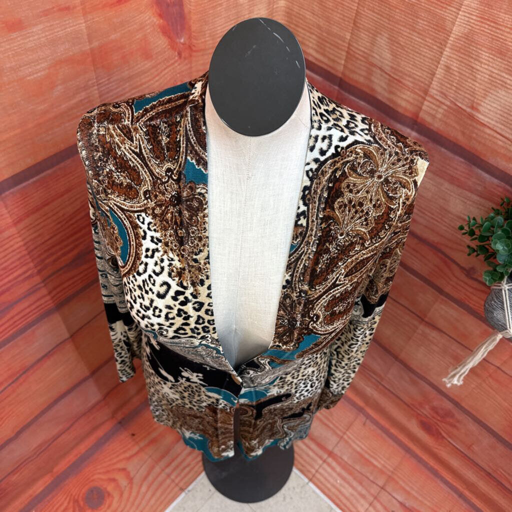 Chico's Women's Animal Print Cardigan