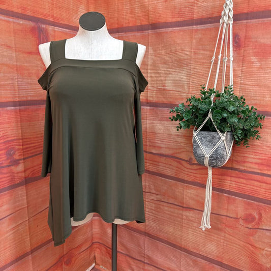 Clara Sunwoo Cold Shoulder Top