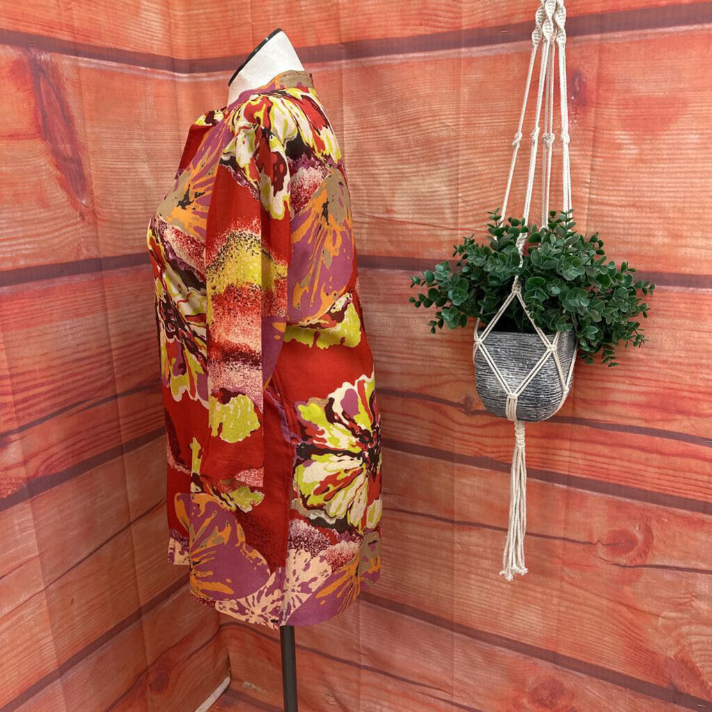 Coldwater Creek Floral Print Blouse