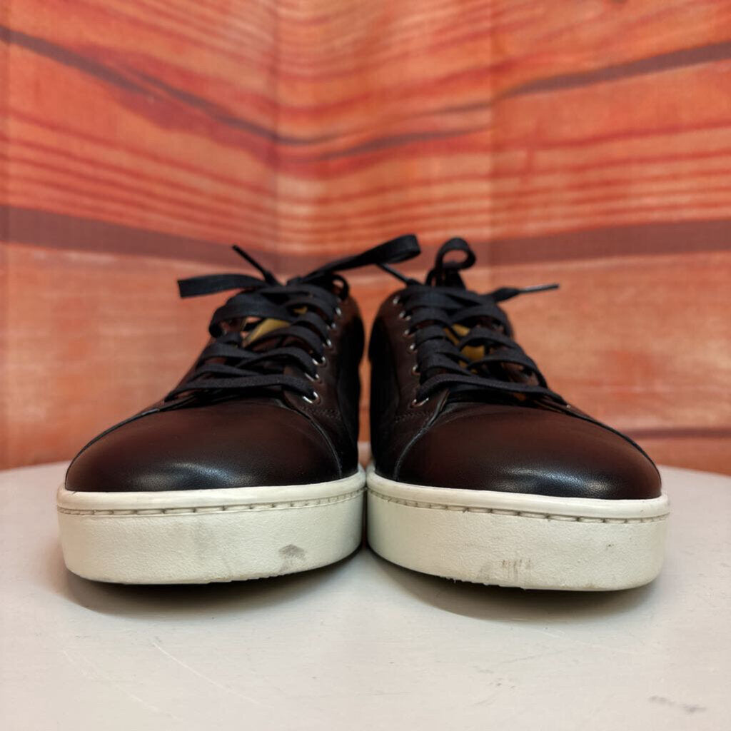 Men’s Magnanni Black Leather Sneakers