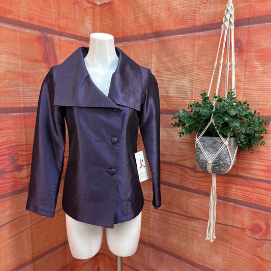 Rarities Purple Satin Jacket