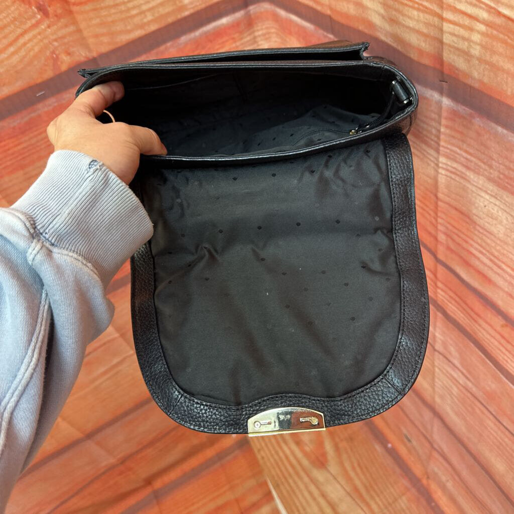 Kate Spade New York Black Leather Handbag