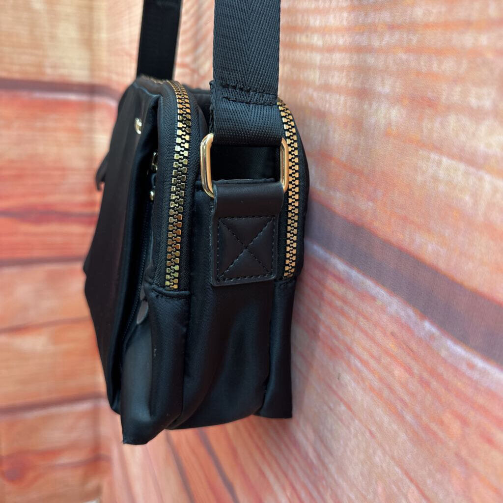 Ellen Tracy Black Crossbody Bag
