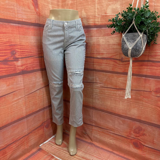 New Hudson Women's Striped Jeans