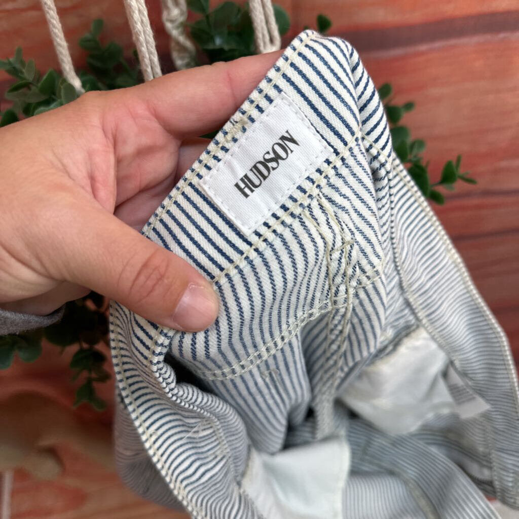 New Hudson Women's Striped Jeans