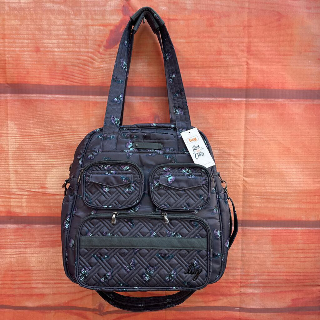 Lug Puddle Jumper LE Butterfly Print Diaper Bag