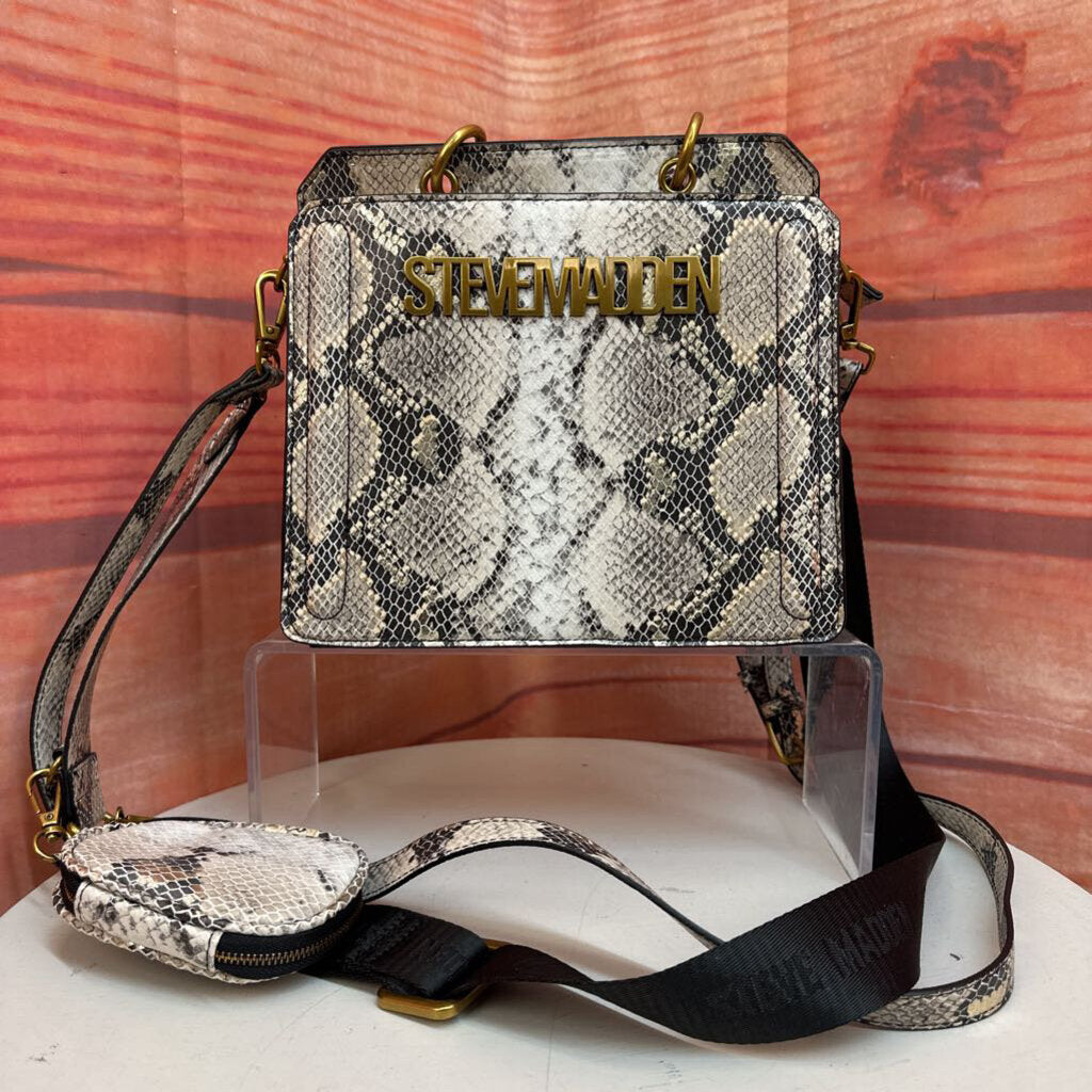 Steve Madden Snakeskin Print Handbag