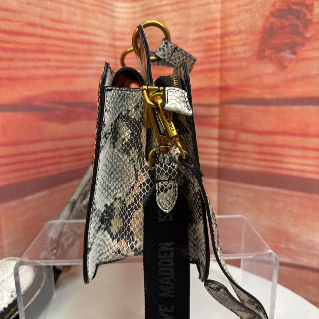 Steve Madden Snakeskin Print Handbag