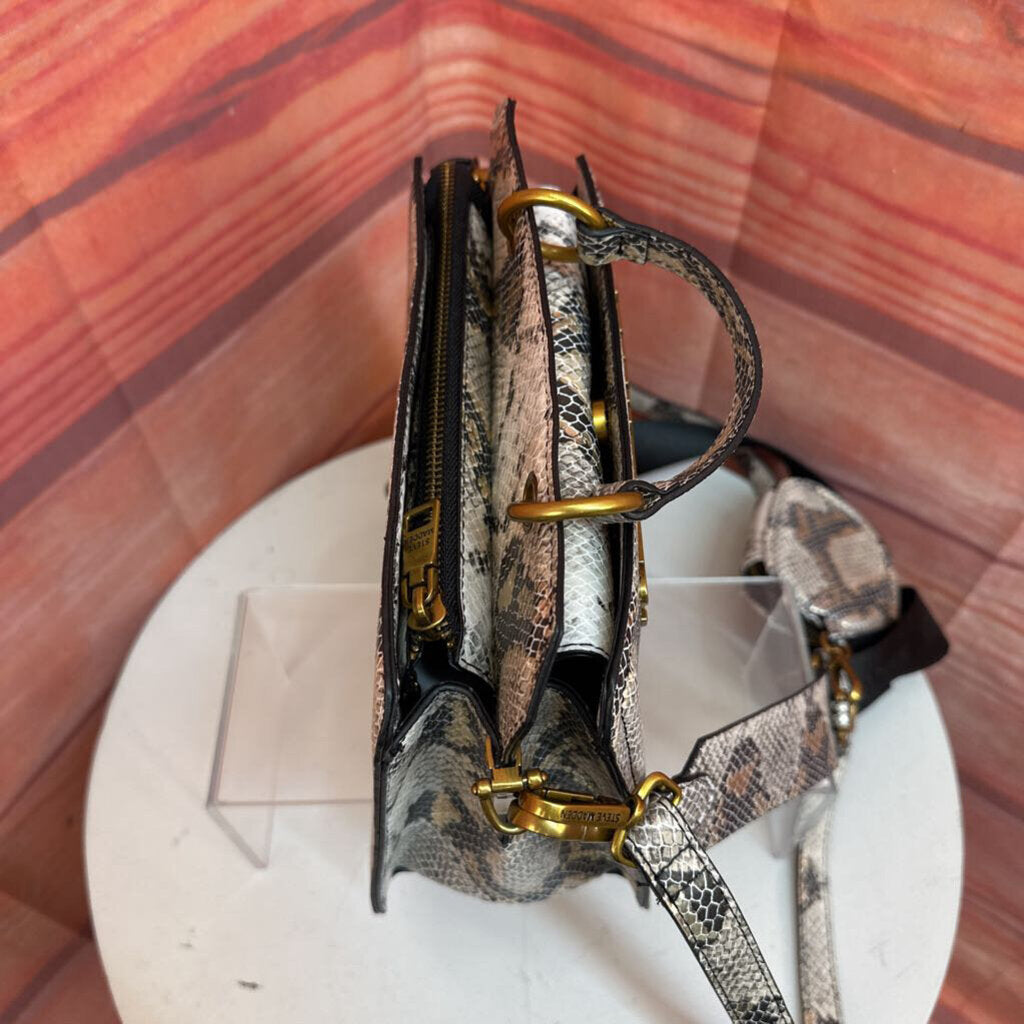Steve Madden Snakeskin Print Handbag