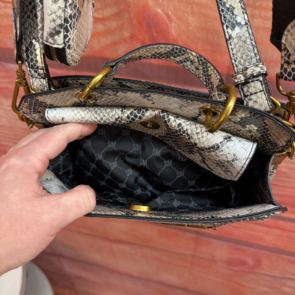 Steve Madden Snakeskin Print Handbag