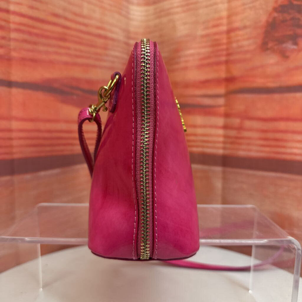 Pink Leather Handbag by Morabito