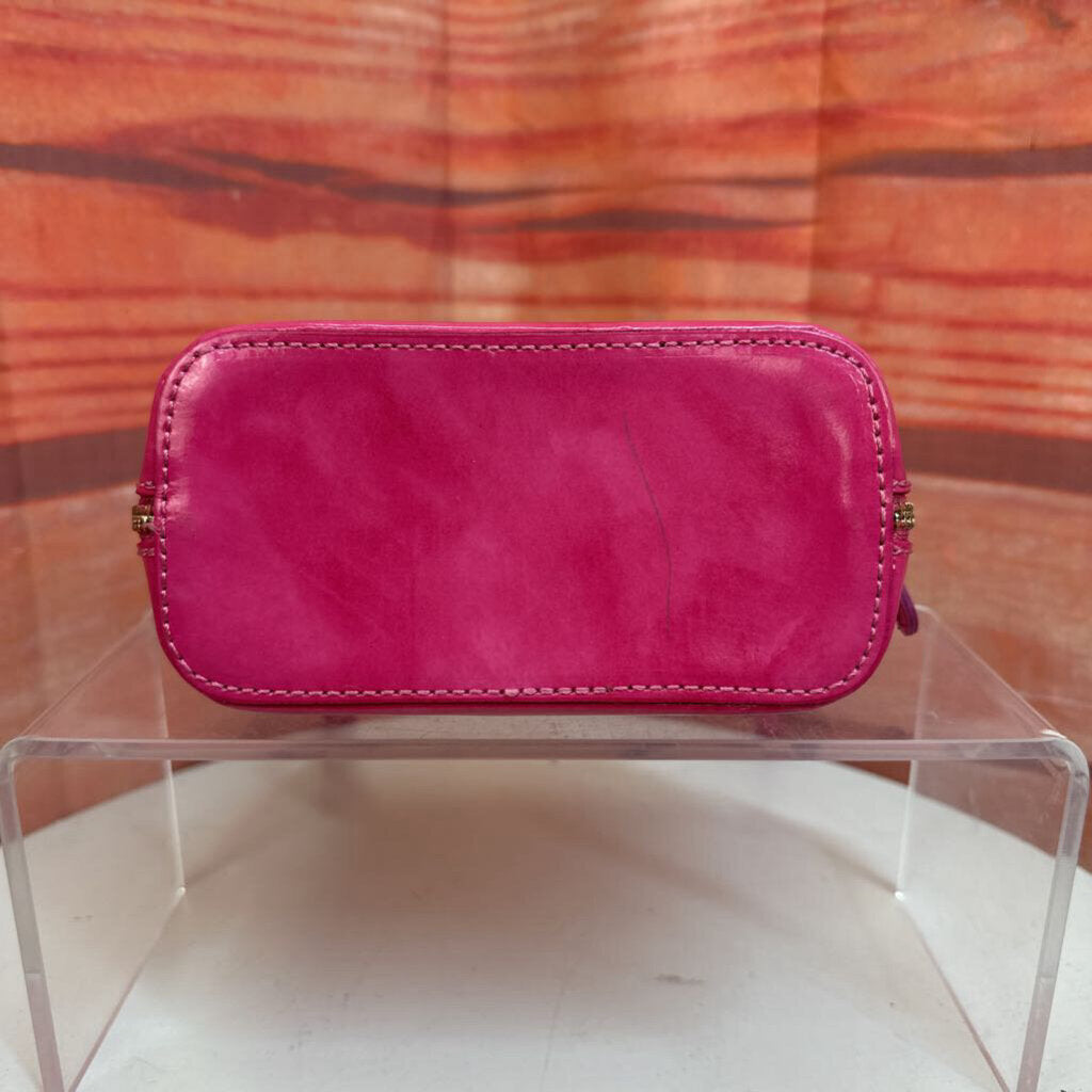 Pink Leather Handbag by Morabito
