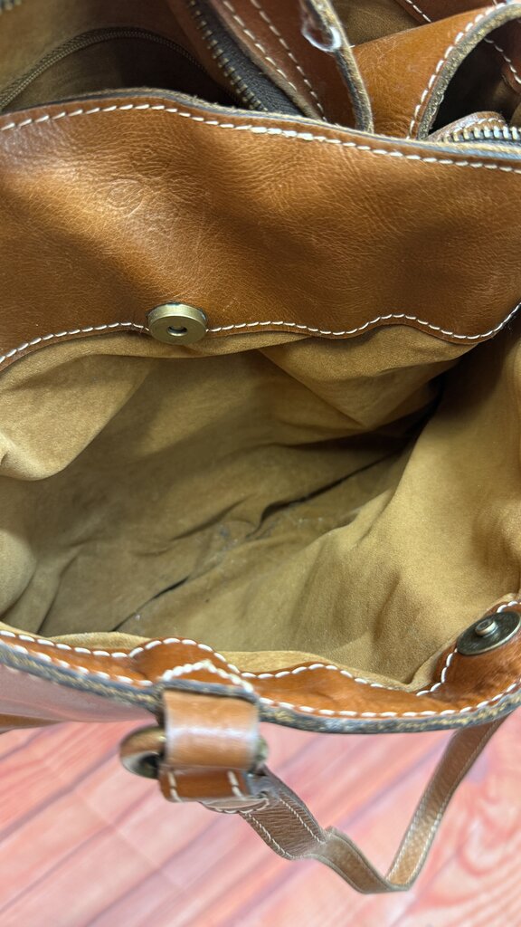 Patricia Nash Brown Leather Handbag